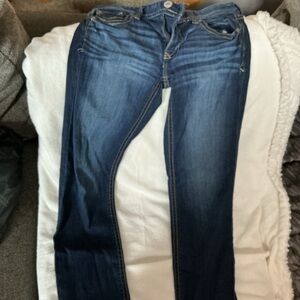 Express Dark Blue Skinny Jeans